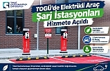 TOGÜ’de Elektrikli Araç Şarj İstasyonları Hizmete Açıldı