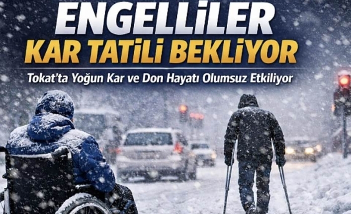 TSD Tokat Şube Başkanı Ali Aras’tan Sert Tepki: "Engelliler Kar Altında Göz Ardı Edildi!"